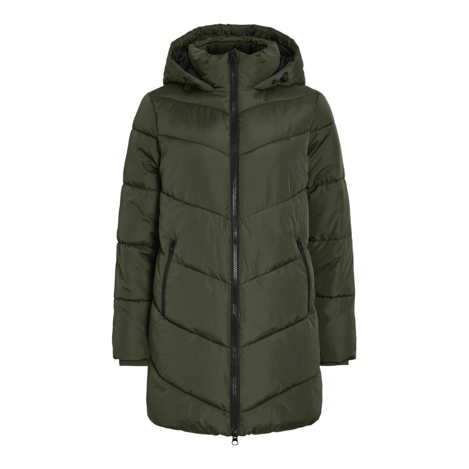 Vila VILA Wintermantel VIMILJA donkergroen -