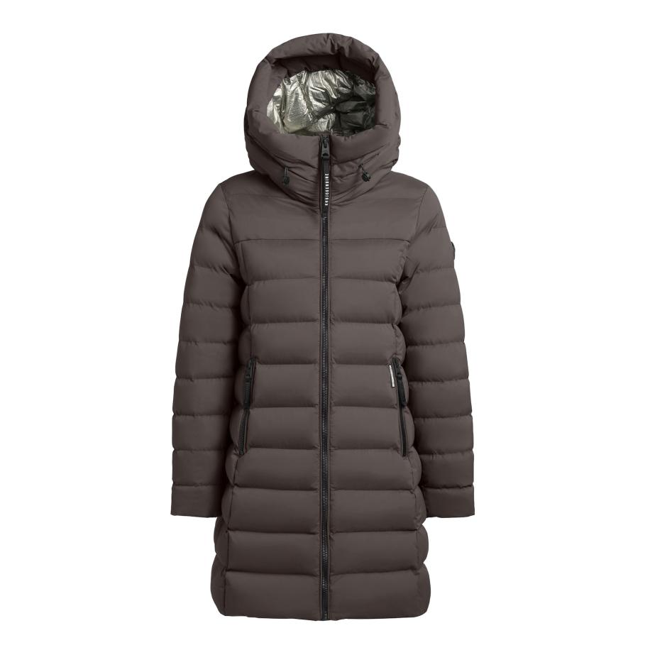 Khujo khujo Wintermantel Nekar2 taupe -