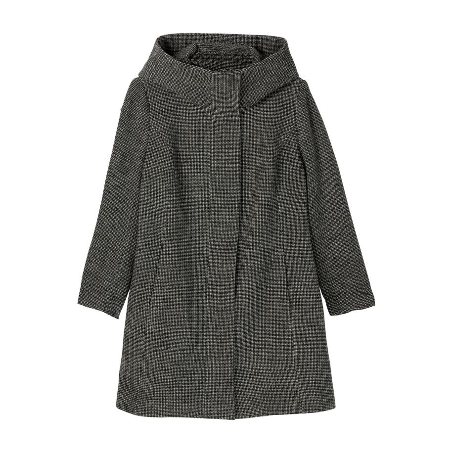 Sheego SHEEGO Tussenmantel zwart / wit -