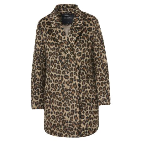 KOROSHI KOROSHI Tussenmantel beige / bruin