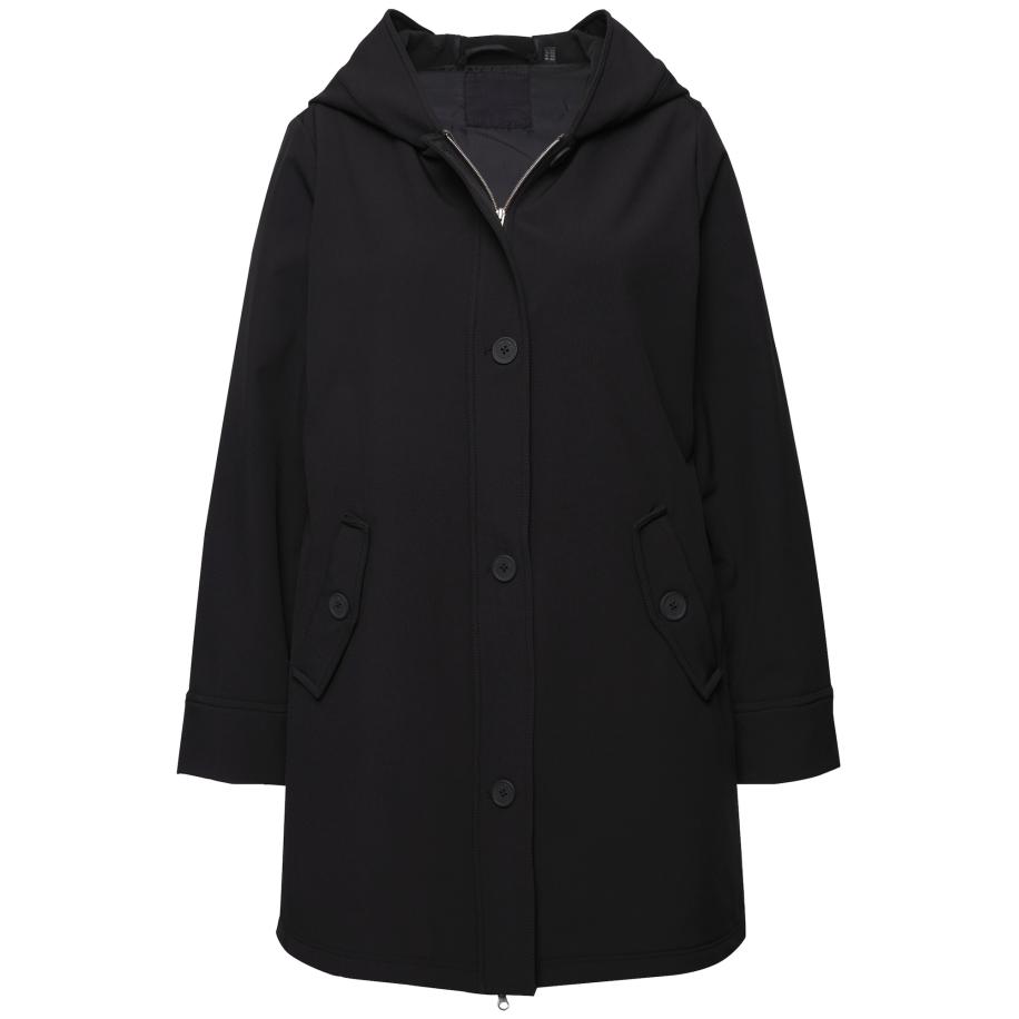 Ulla Popken Ulla Popken Tussenmantel zwart -