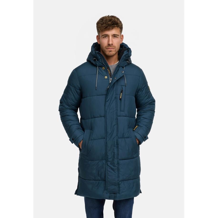 INDICODE JEANS INDICODE JEANS Winterjas Studs blauw -