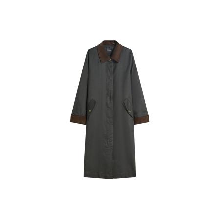 Bershka Bershka Tussenmantel bruin / donkergrijs