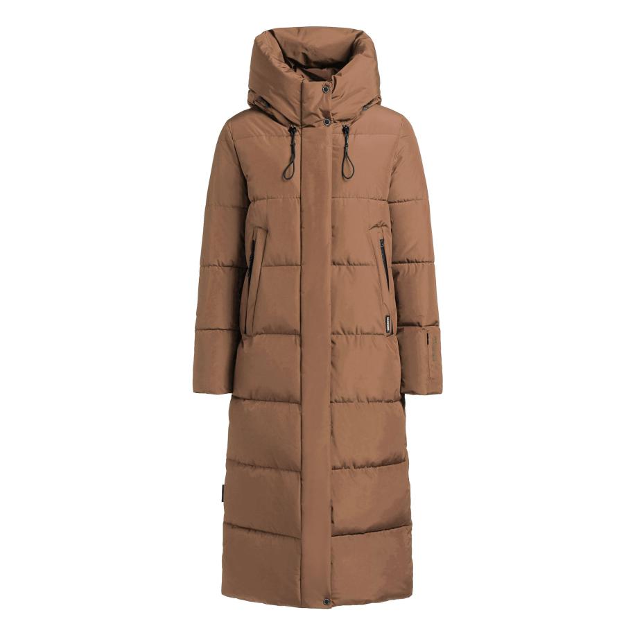 Khujo khujo Wintermantel SOULANI3 lichtbruin -