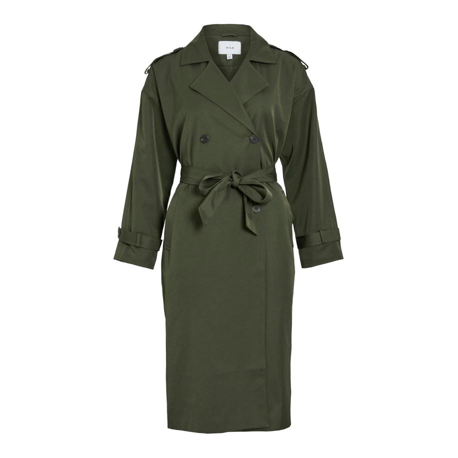 Vila VILA Tussenmantel VIADDISON donkergroen -