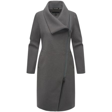 NAVAHOO Tussenmantel Samtrose donkergrijs