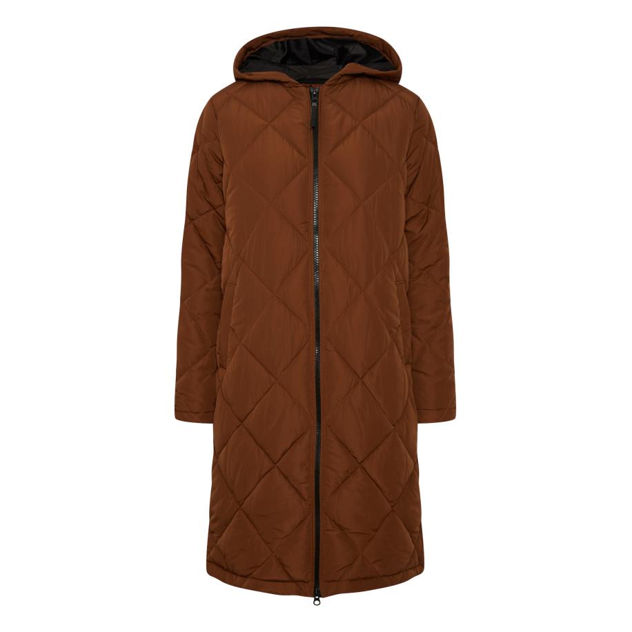 Oxmo Oxmo Tussenmantel Stanca bruin / zwart -