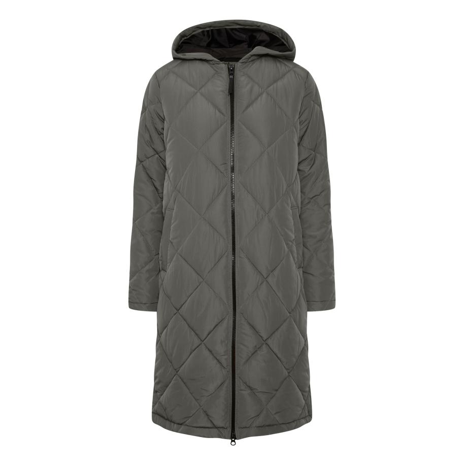 Oxmo Oxmo Tussenmantel Stanca kaki / donkergroen -