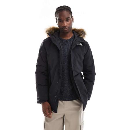 The North Face - Zaneck - Parka met capuchon met imitatiebont in zwart