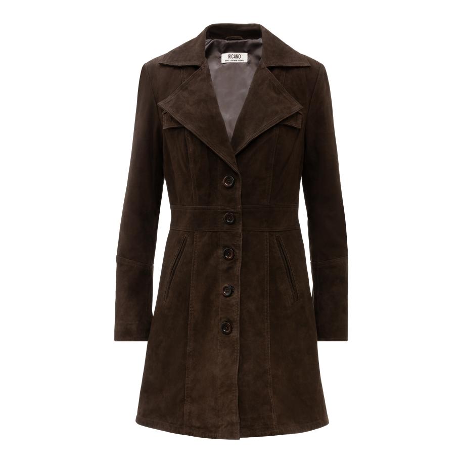 RICANO RICANO Tussenmantel donkerbruin -