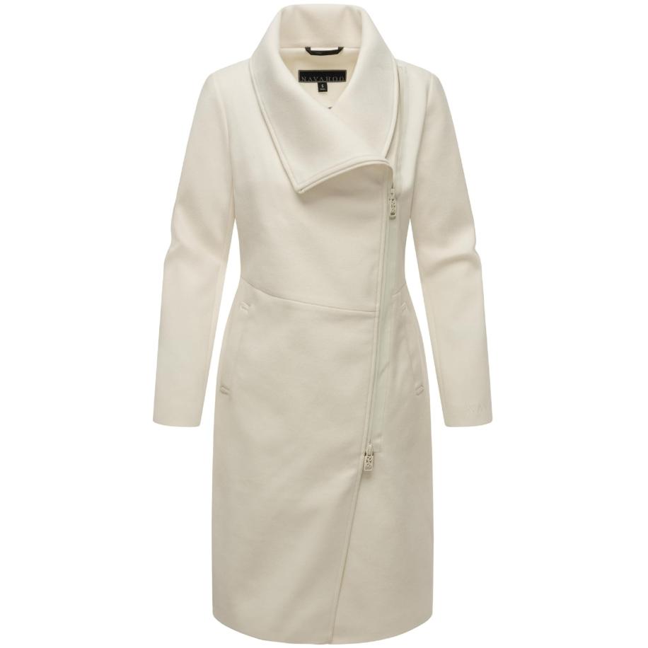 NAVAHOO Tussenmantel Samtrose offwhite Wit