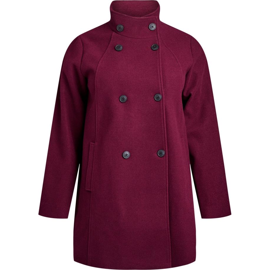 Zizzi Zizzi Tussenmantel CACALLIE wijnrood -