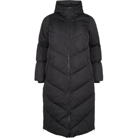 Zizzi Zizzi Wintermantel CANORDIC zwart