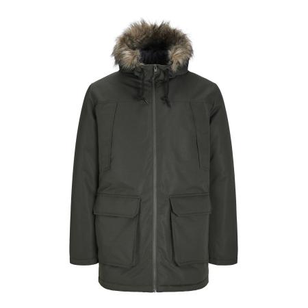Jack & Jones JACK & JONES Winterparka lichtbruin / donkergroen