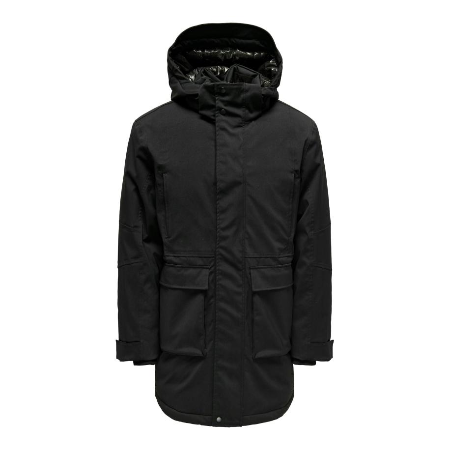Only & Sons Only & Sons Winterparka ONSPrime zwart -