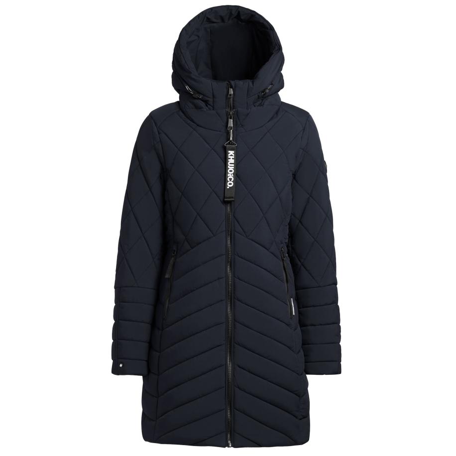 Khujo khujo Wintermantel blauw / donkerblauw -