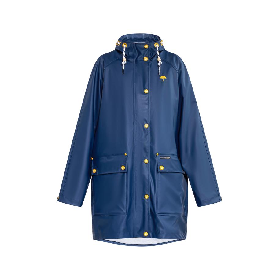 Schmuddelwedda Schmuddelwedda Functionele mantel navy / geel / wit -