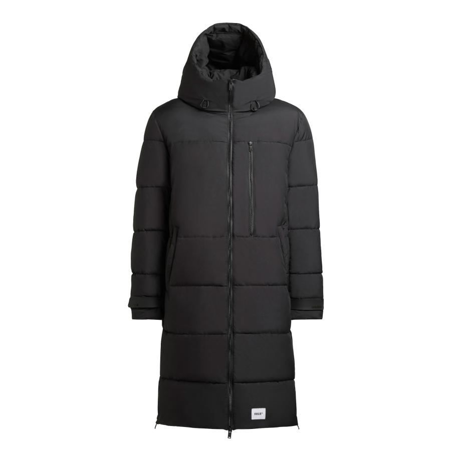 Khujo khujo Winterjas Siram2 zwart / wit -