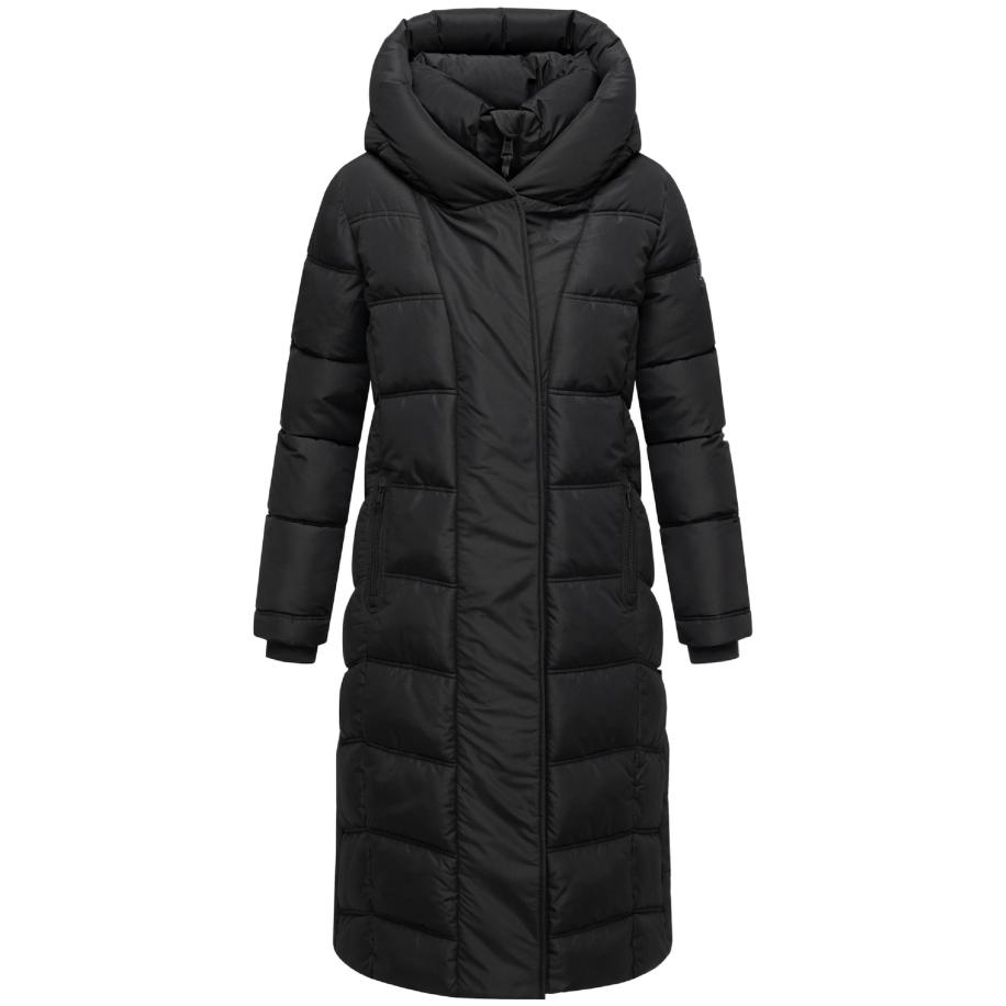 NAVAHOO NAVAHOO Wintermantel Engelsfeder XIV zwart -