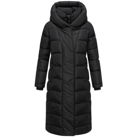 NAVAHOO NAVAHOO Wintermantel Engelsfeder XIV zwart