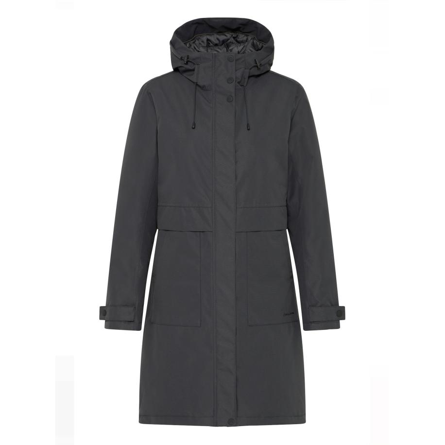 North Bend Outdoormantel NBMalika W 8.000 mit wasserdichter Beschichtung donkergrijs Grijs