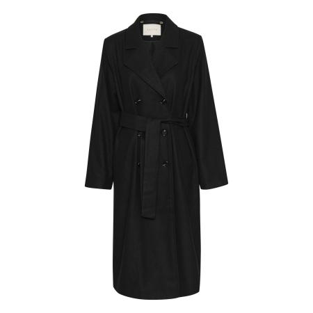 Kaffe Kaffe Tussenmantel Fanny zwart