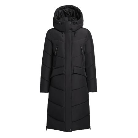 Khujo khujo Wintermantel Eviel zwart