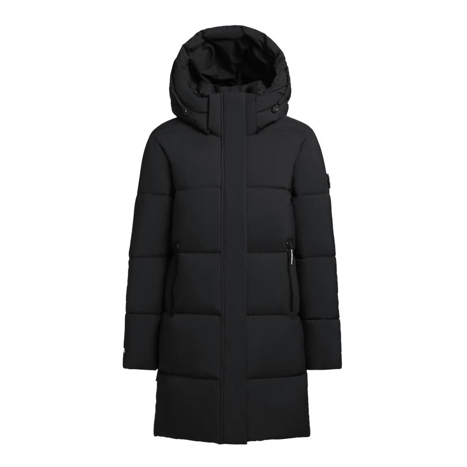 Khujo khujo Wintermantel Haya Matt-YM zwart -