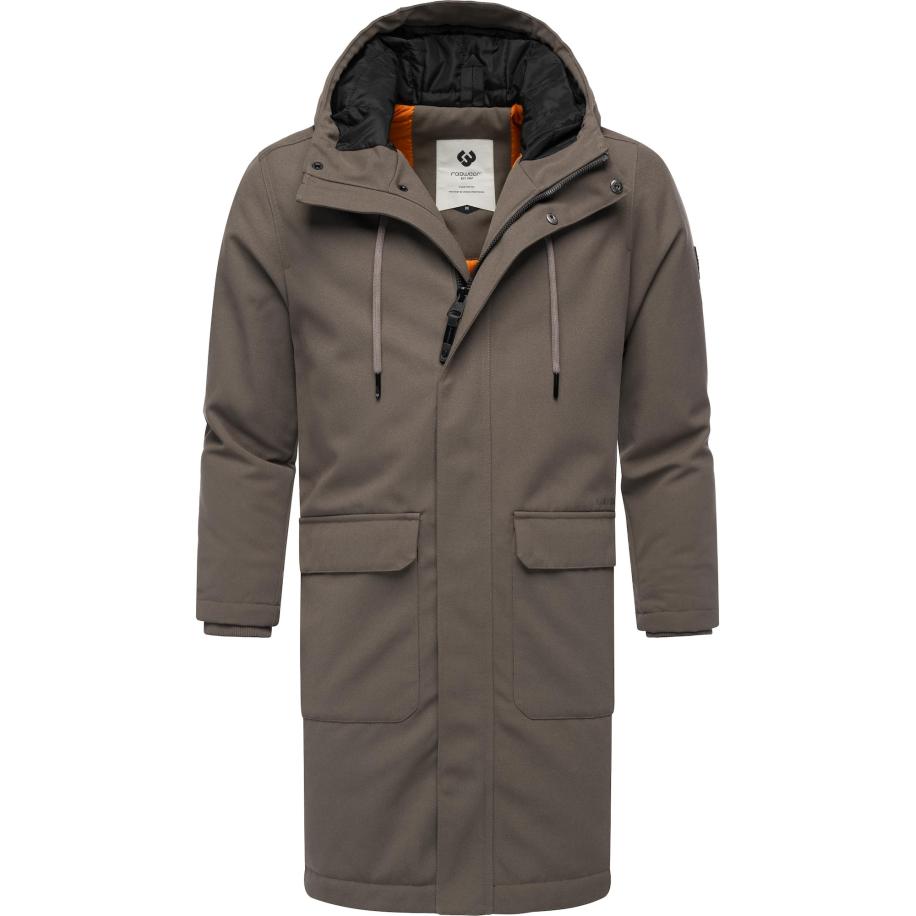 Ragwear Ragwear Winterjas Mr Them bruin gemêleerd -