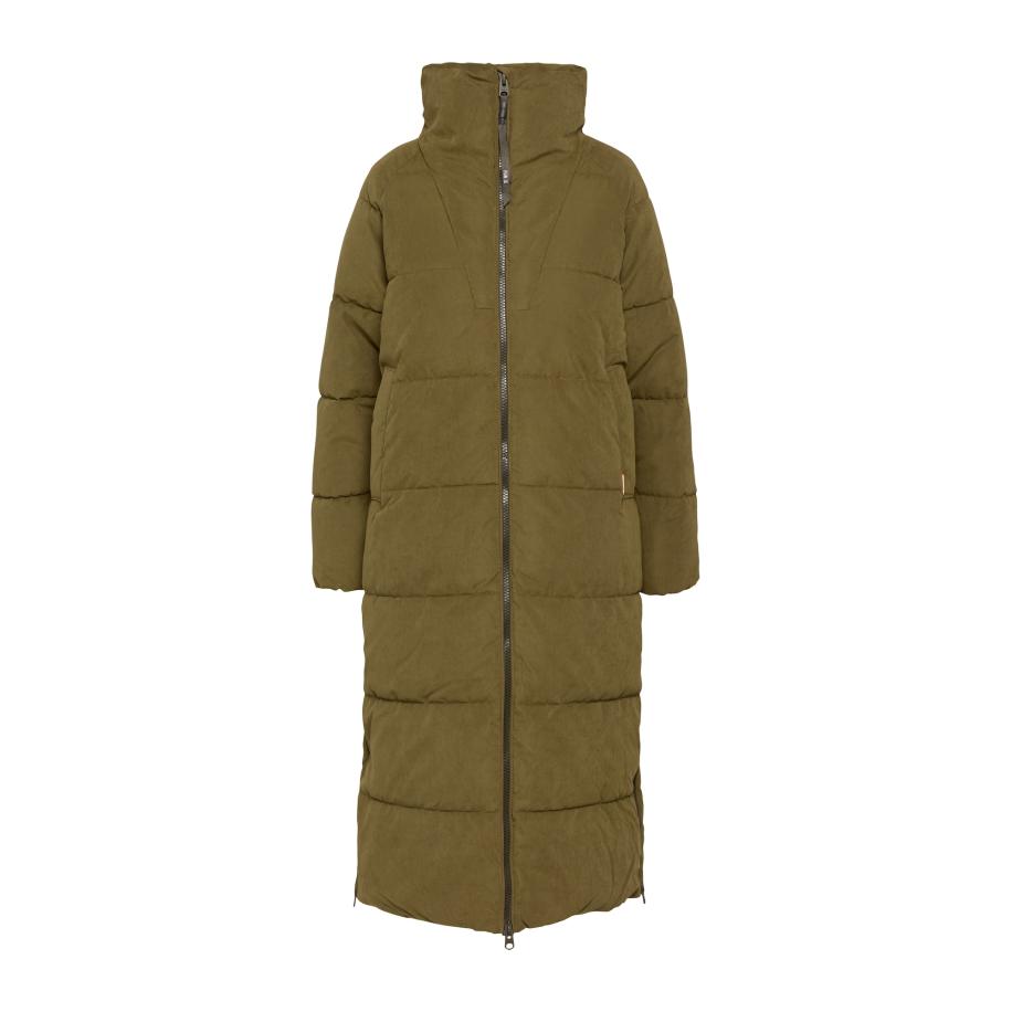 QS QS Wintermantel olijfgroen -