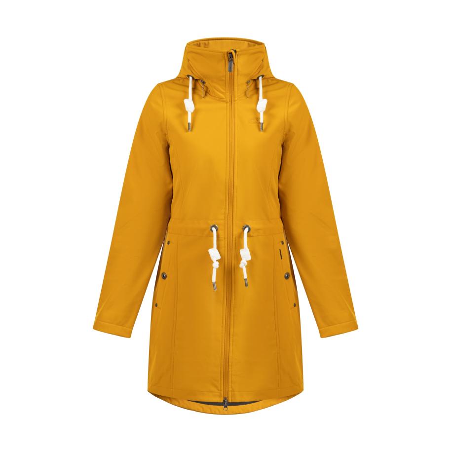 ICEBOUND ICEBOUND Functionele mantel mosterd -