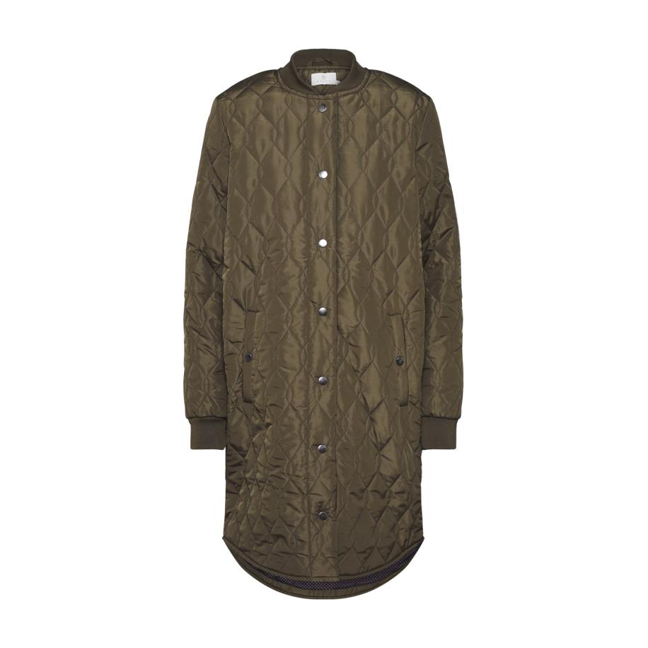 Kaffe Tussenjas Shally kaki Groen