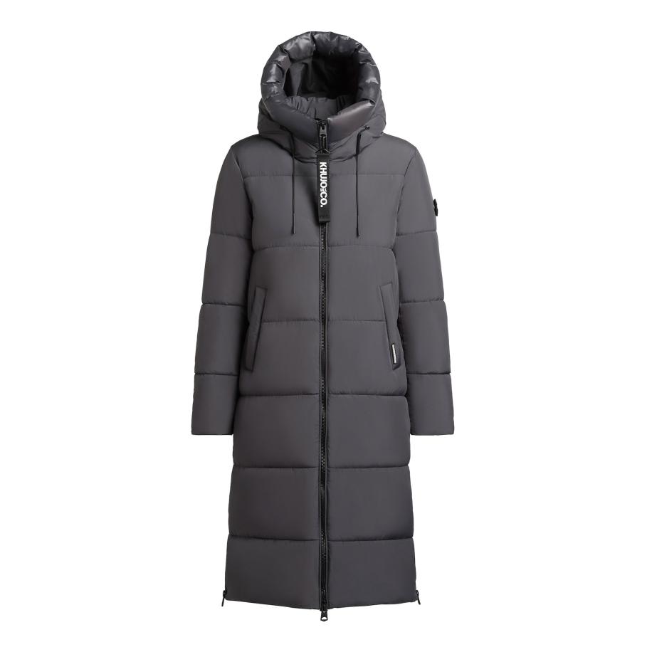 Khujo khujo Wintermantel Nalu stone grey -