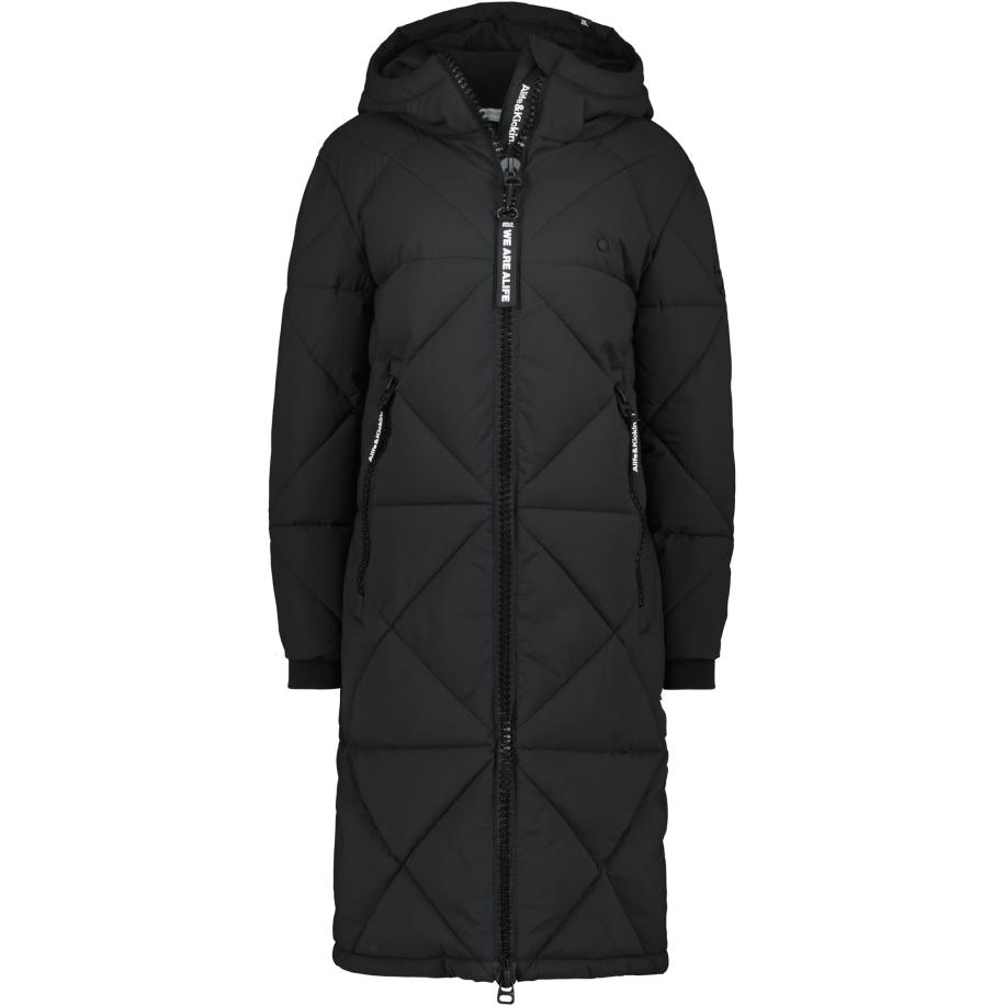 Alife and Kickin Wintermantel EnyaAK A zwart Zwart