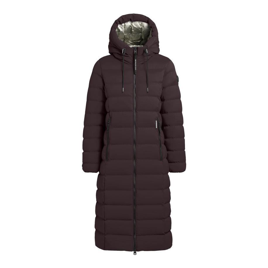 Khujo khujo Wintermantel Simmie2 donkerlila -