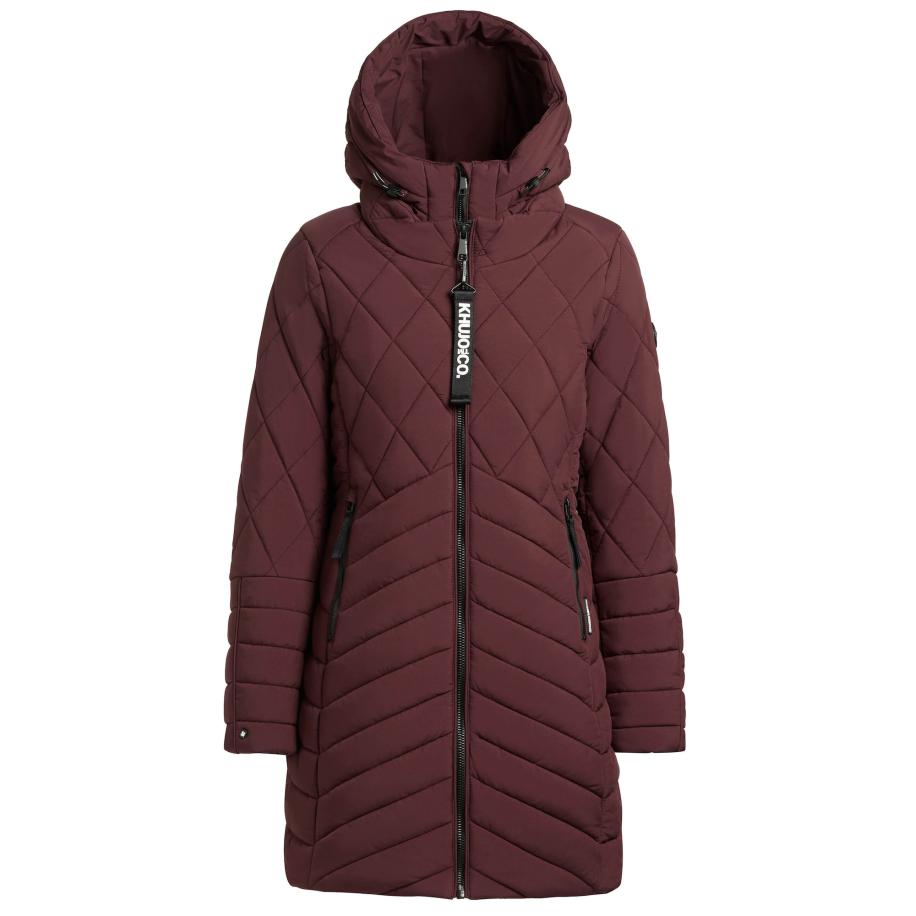 Khujo khujo Wintermantel rood / donkerrood -