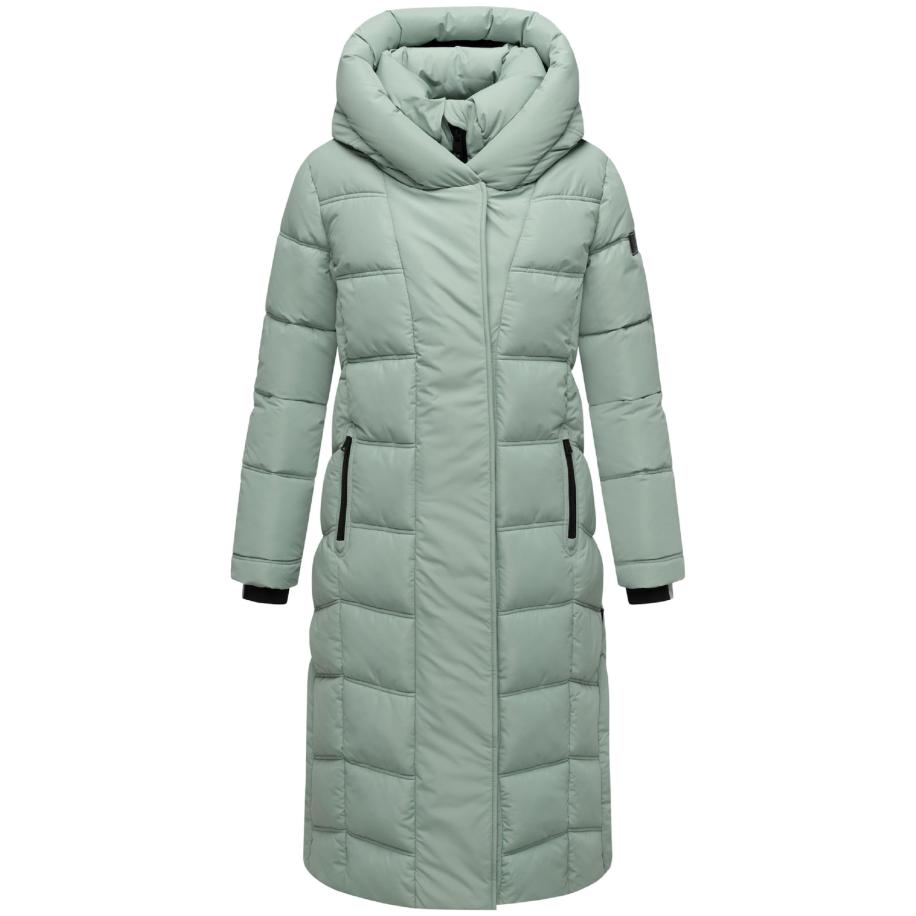 NAVAHOO NAVAHOO Wintermantel Engelsfeder XIV mintgroen -