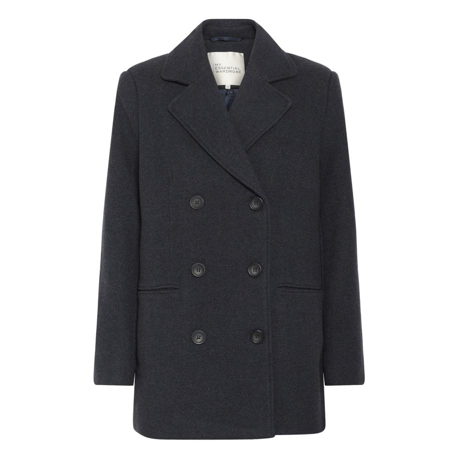 My Essential Wardrobe My Essential Wardrobe Tussenmantel FrannieMW nachtblauw -