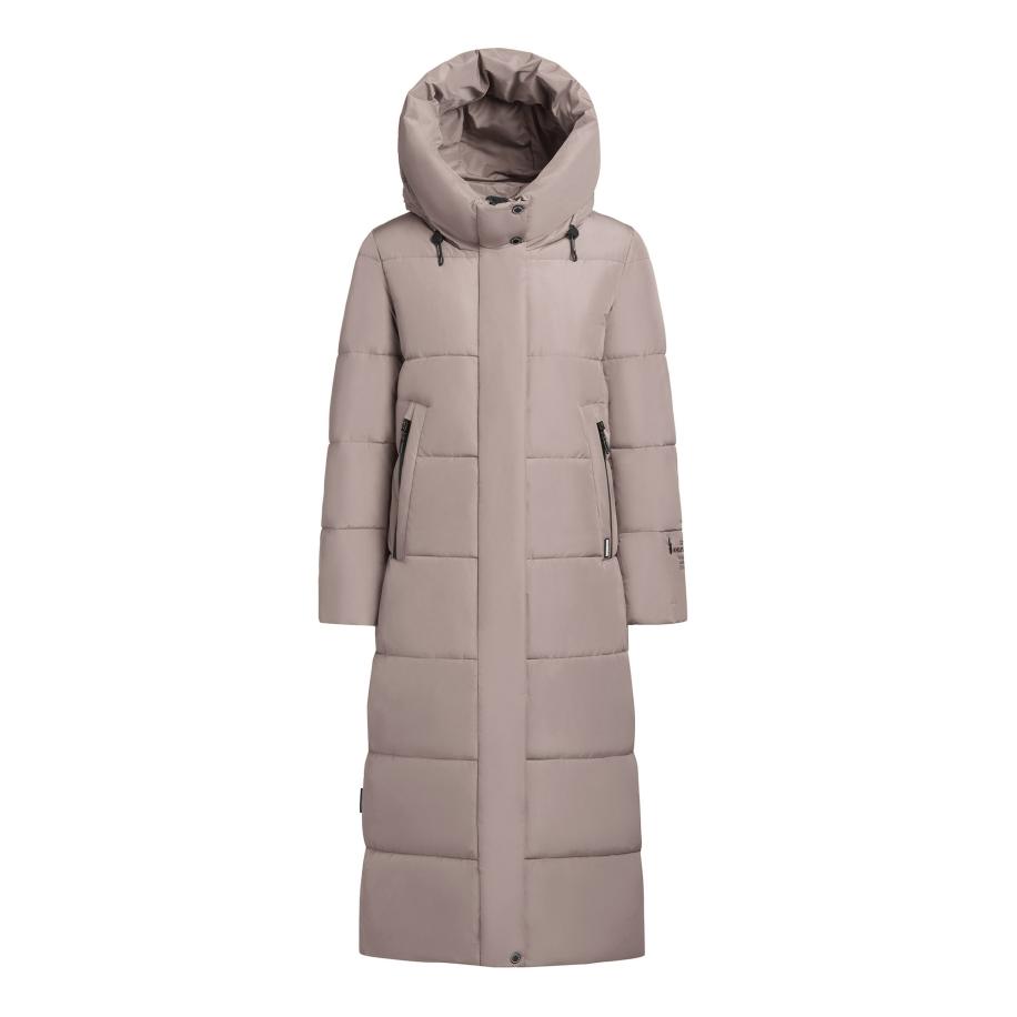 Khujo khujo Wintermantel SOULANI5 greige -