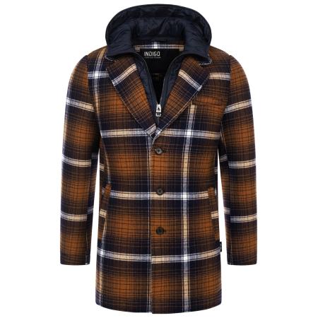 INDICODE JEANS INDICODE JEANS Tussenjas Apostolos blauw / bruin / grijs