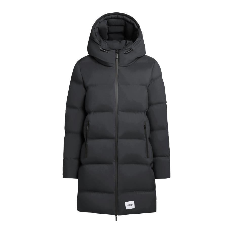 Khujo khujo Wintermantel Dido4 zwart -