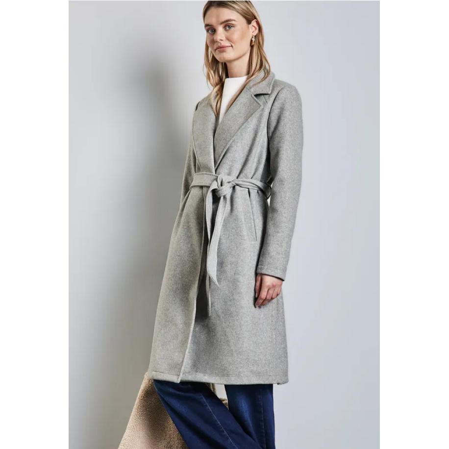 Street One Mantel met kap Grijs