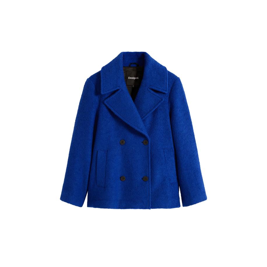 Desigual Desigual Winterjas blauw -