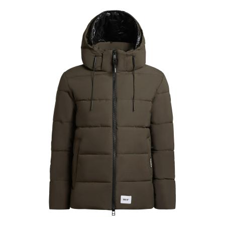 Khujo khujo Winterjas Loga2-YM groen / zwart / wit