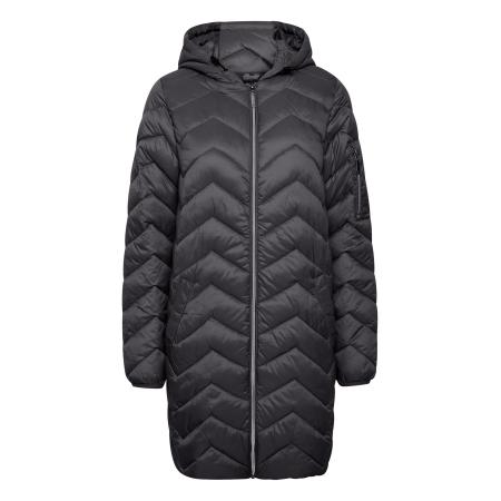 Fransa Fransa Wintermantel zwart