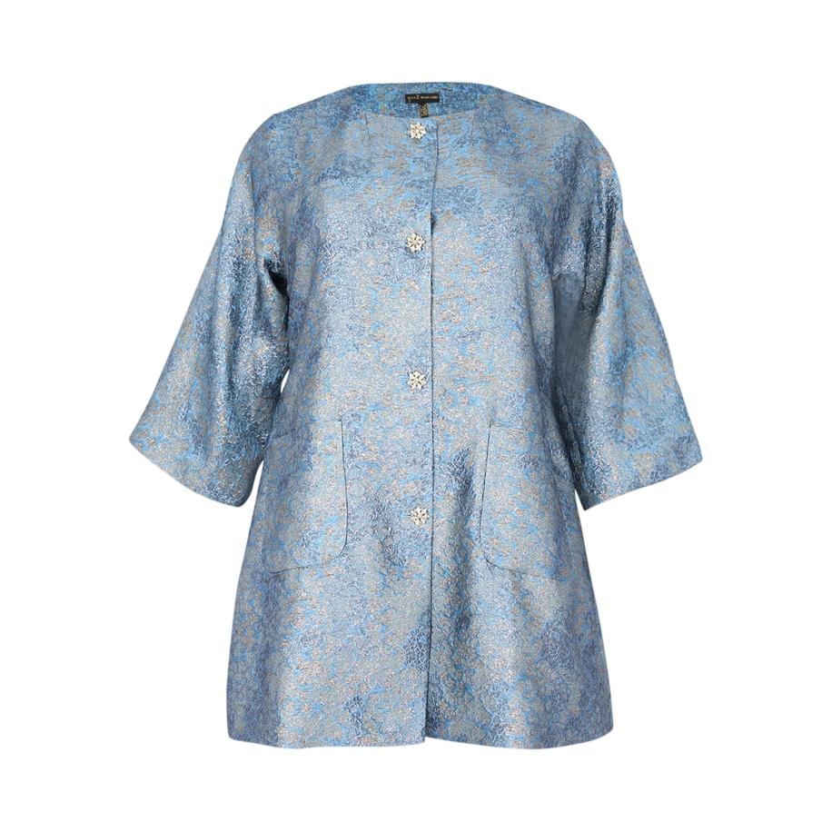 Yoek YOEK Tussenmantel blauw / hemelsblauw -