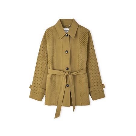 Ipekyol Ipekyol Tussenmantel mosterd