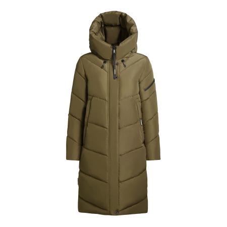 Khujo khujo Wintermantel Jange olijfgroen