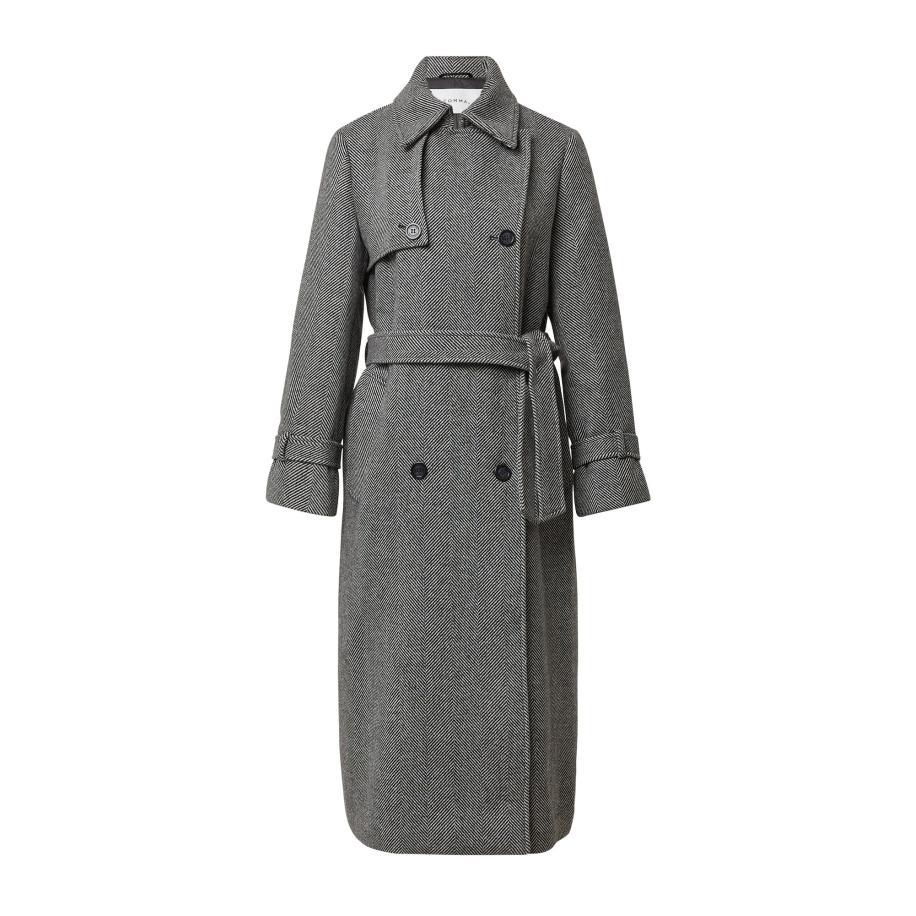 Comma COMMA Tussenmantel zwart / wit -