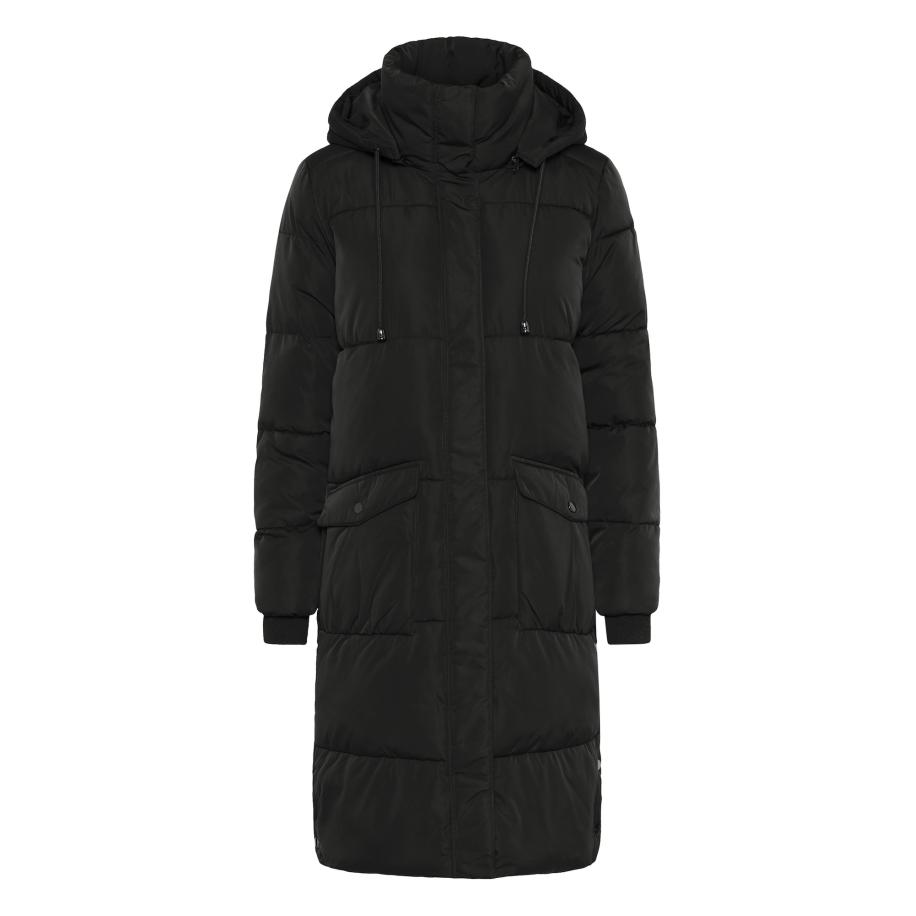 Kaffe Winterjas Anika zwart Zwart